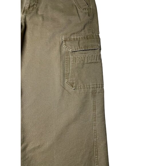 Columbia Men' Khaki Tan Cargo Pants Size 34 Relaxed Fit 100% Cotton Durable - Picture 7 of 15